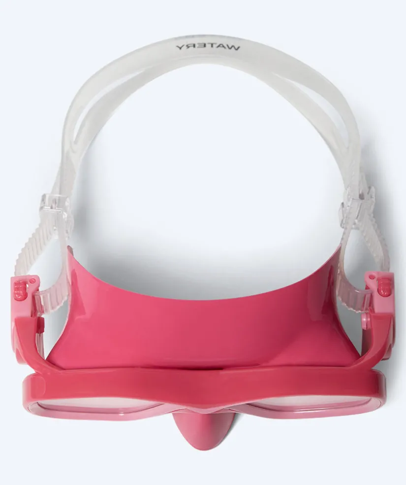 Clearance Watery Combo snorkelsæt til børn (4-10) - Tropical - Pink