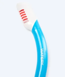 Best Watery Combo snorkelsæt til børn - Triton Full-dry - Lyseblå