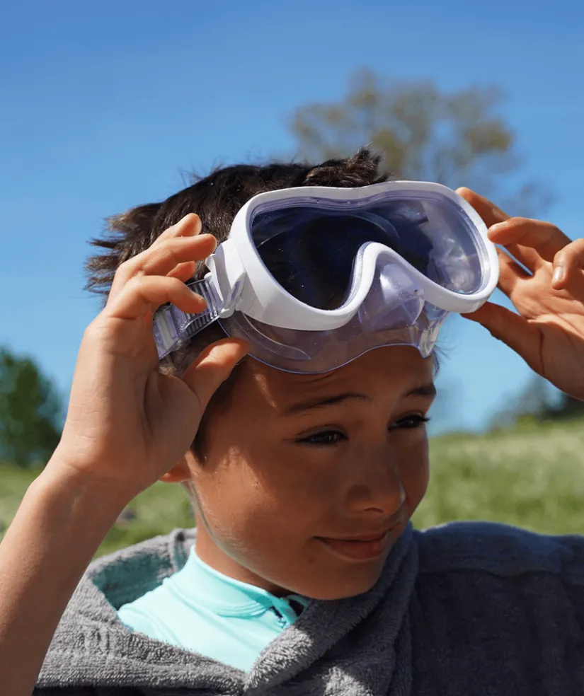New Watery Combo snorkelsæt til junior (8-15) - Odine - Hvid