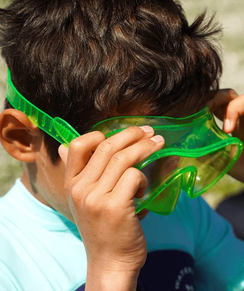 Online Watery Combo snorkelsæt til junior (8-15) - Jubal - Grøn