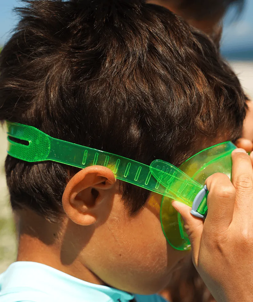 Online Watery Combo snorkelsæt til junior (8-15) - Jubal - Grøn