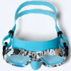 Clearance Watery Combo snorkelsæt til junior (8-15) - Riku Camo - Blå