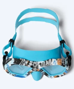 Clearance Watery Combo snorkelsæt til junior (8-15) - Riku Camo - Blå