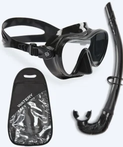 Discount Watery Combo snorkelsæt til voksne - Cliff - Sort