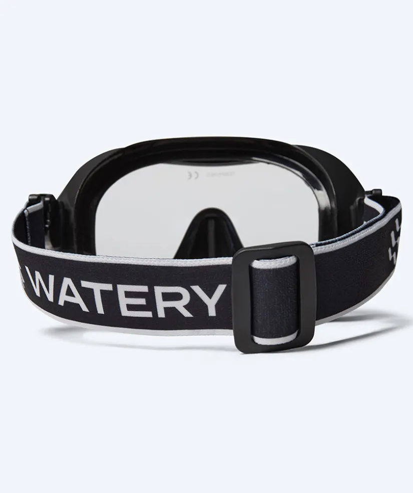 Hot Watery Combo snorkelsæt til voksne (fra 15 år) - Alton - Sort