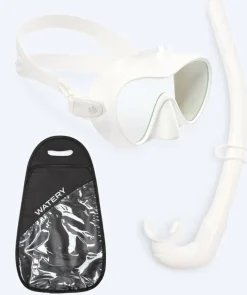 New Watery Combo snorkelsæt til voksne - Cliff - Hvid