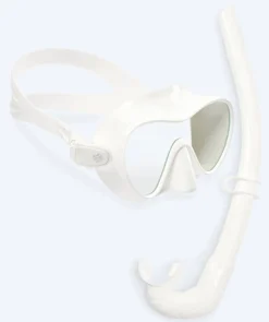 New Watery Combo snorkelsæt til voksne - Cliff - Hvid