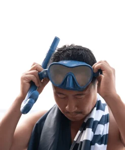 Online Watery Combo snorkelsæt til voksne - Cliff - Blå