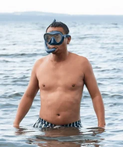 Online Watery Combo snorkelsæt til voksne - Cliff - Blå