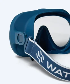 Clearance Watery Combo snorkelsæt til voksne (fra 15 år) - Alton - Mørkeblå