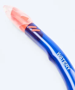 Clearance Watery Combo snorkelsæt til voksne - Hudson Semi-Dry - Blå