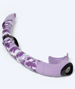 Online Watery Combo snorkelsæt til voksne - Rudder Camo - Lilla