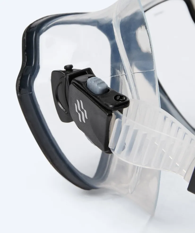Outlet Watery Combo snorkelsæt til voksne (fra 15 år) - Itzel - Sort