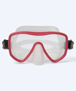 Watery Combo snorkelsæt til voksne (fra 15 år) - Coast - Rød/klar
