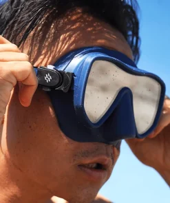 Watery Combo snorkelsæt til voksne (fra 15 år) - Coast - Rød/klar