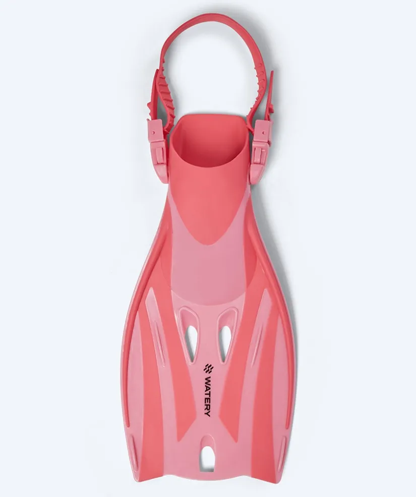 Hot Watery dykkerfødder til børn - Shack - Pink
