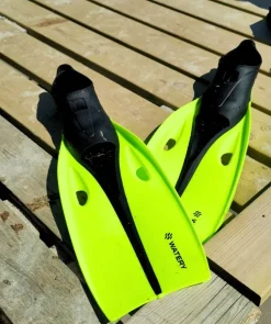 Discount Watery dykkerfødder til junior/voksne (33-46) - Breeve Longtail - Sort/grøn
