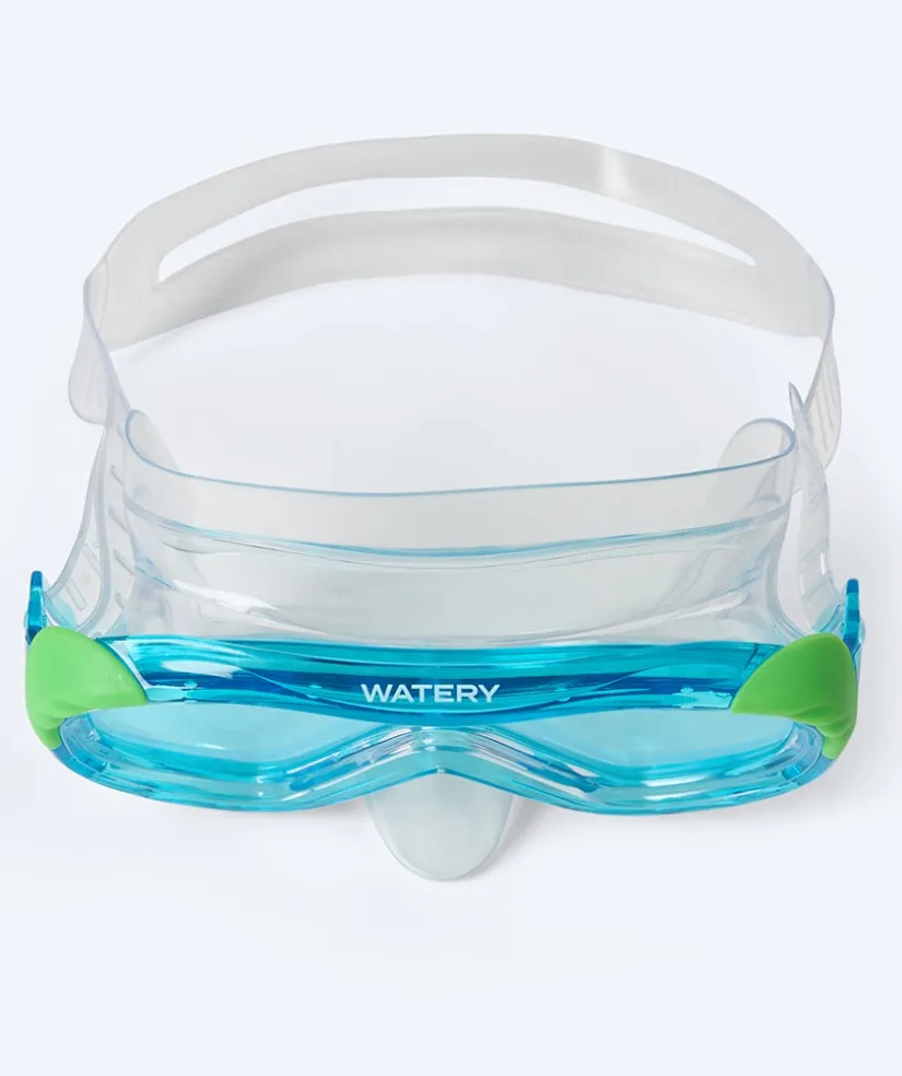 Watery dykkermaske til børn (4-10) - Shore - Blå/blå