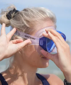 New Watery dykkermaske til junior (8-15) - Nerina - Blå/blå