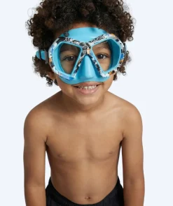 New Watery dykkermaske til junior (8-15) - Riku Camo - Blå