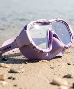 Best Watery dykkermaske til voksne (fra 12 år) - Rudder Camo - Lilla
