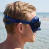 New Watery dykkermaske til voksne (fra 12 år) - Rudder Camo - Mørkeblå