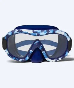 New Watery dykkermaske til voksne (fra 12 år) - Rudder Camo - Mørkeblå