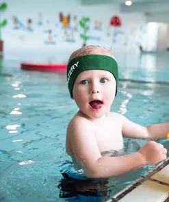 Online Watery earband til børn - Raider - Grøn