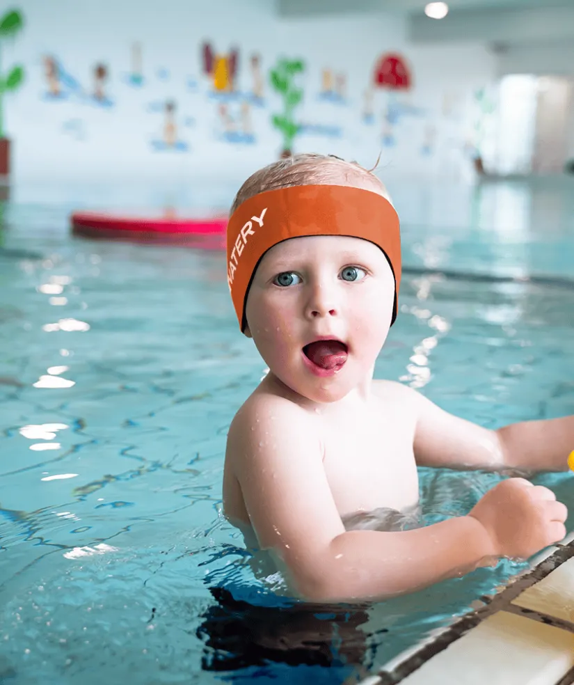 Discount Watery earband til børn - Raider - Orange