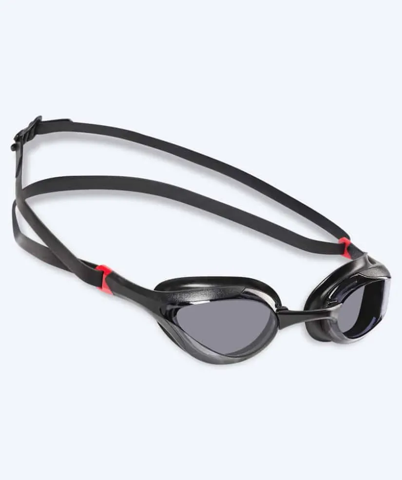 Outlet Watery Elite svømmebrille - Murphy Active - Sort/smoke
