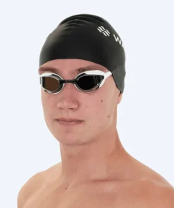Discount Watery Elite svømmebrille - Murphy Mirror - Hvid/sølv