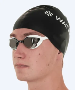 Discount Watery Elite svømmebrille - Murphy Mirror - Hvid/sølv