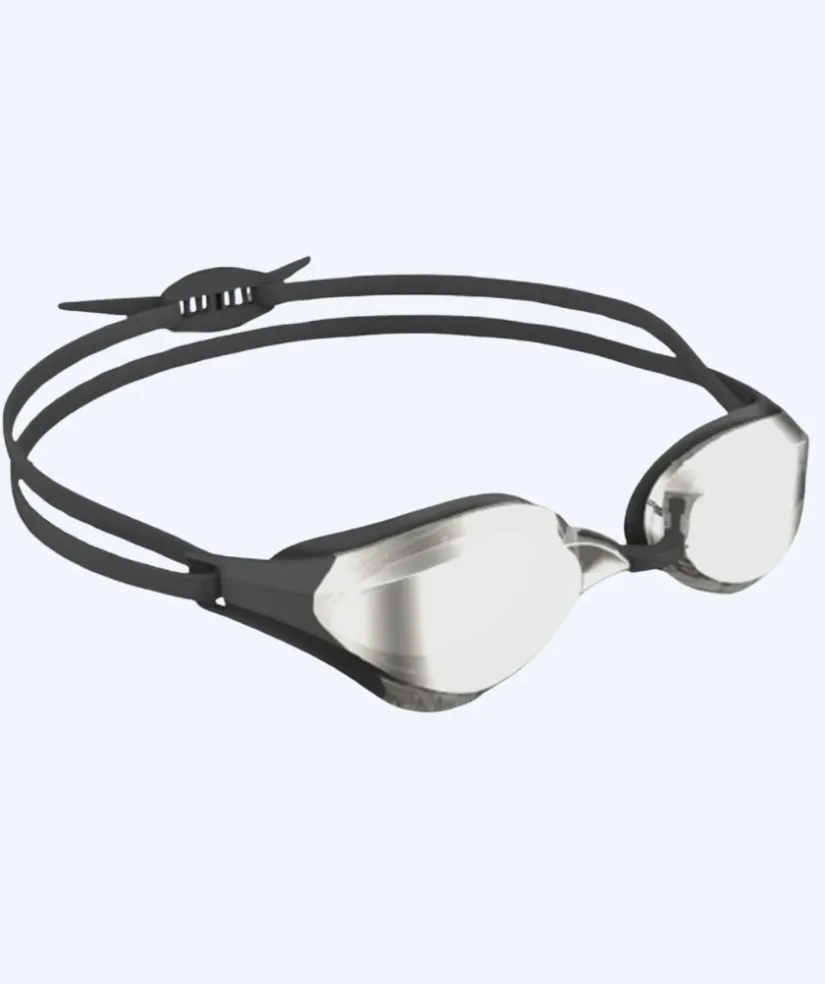 Best Watery Elite svømmebrille - Rattle Pro Mirror - Sort/sølv