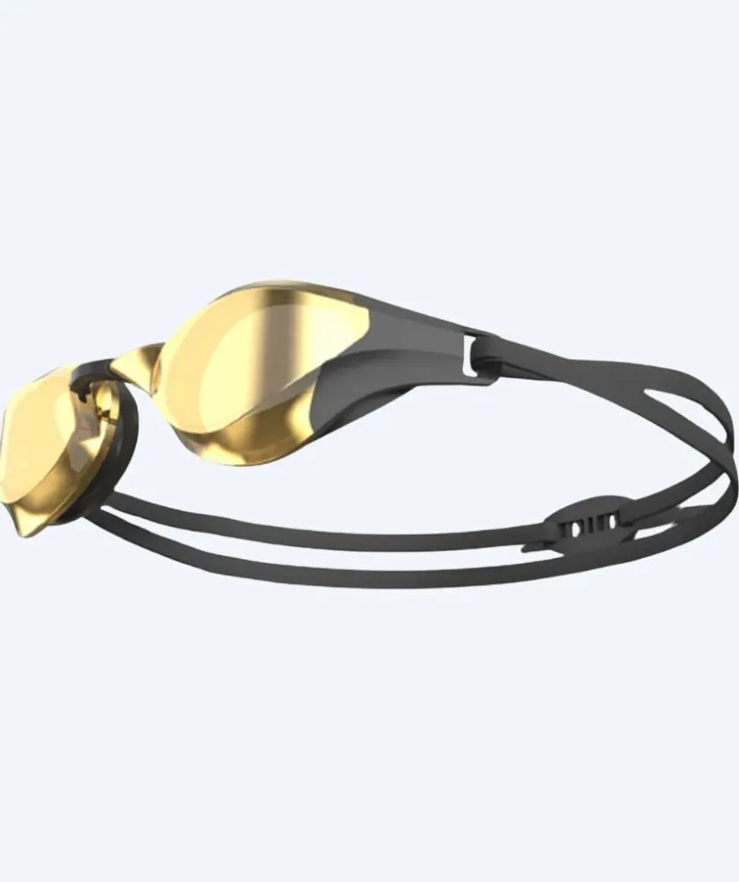 Hot Watery Elite svømmebrille - Rattle Pro Mirror - Sort/guld