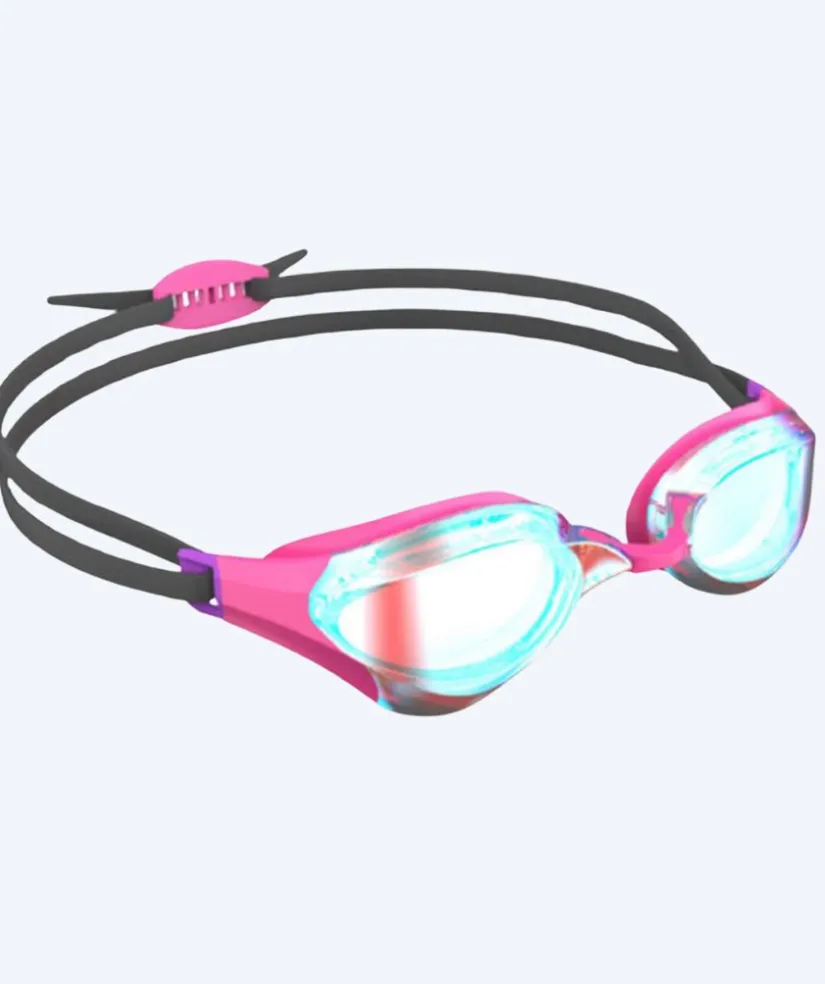 Watery Elite svømmebrille - Rattle Pro Mirror - Pink/rød
