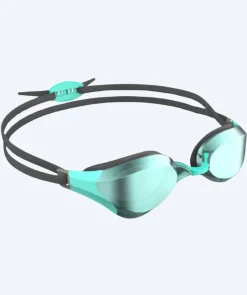 Watery Elite svømmebrille - Rattle Pro Mirror - Grøn/grøn