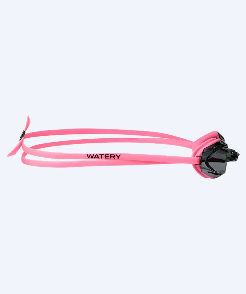 Discount Watery Elite svømmebriller - Captain Mirror - Pink/sølv