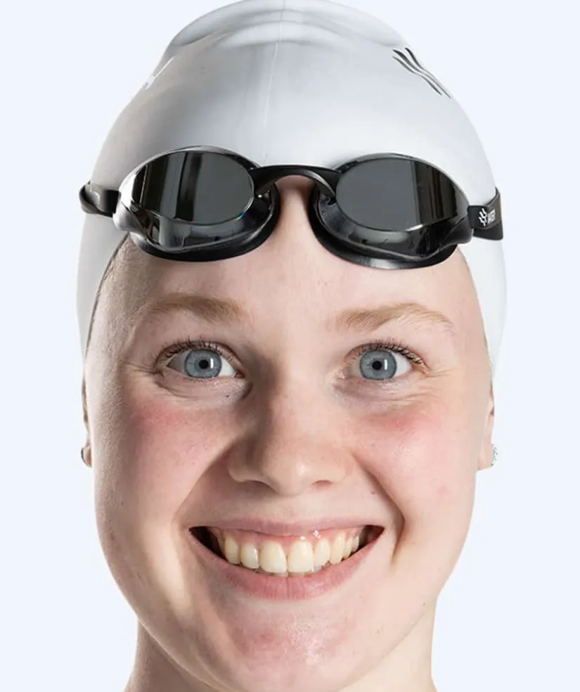Sale Watery Elite svømmebriller - Poseidon Ultra Mirror - Sort/sølv