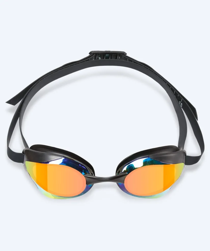 Discount Watery Elite svømmebriller - Poseidon Ultra Mirror - Sort/guld
