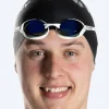 Discount Watery Elite svømmebriller - Poseidon Ultra Mirror - Hvid/blå