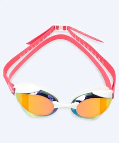 Best Watery Elite svømmebriller - Poseidon Ultra Mirror - Pink/guld