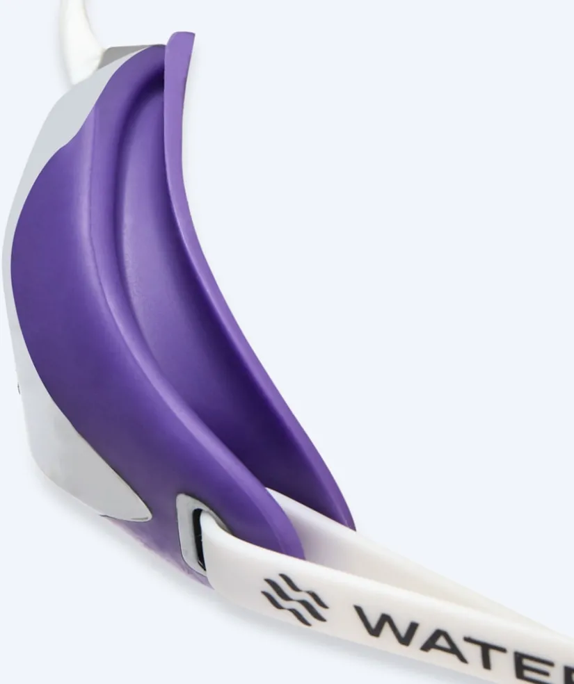 Online Watery Elite svømmebriller - Poseidon Ultra Mirror - Lilla/sølv