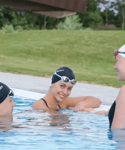 Outlet Watery Elite svømmebriller - Poseidon Mirror - Hvid/sølv