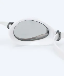 Outlet Watery Elite svømmebriller - Poseidon Mirror - Hvid/sølv