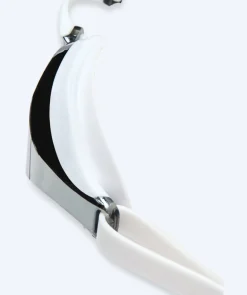Outlet Watery Elite svømmebriller - Poseidon Mirror - Hvid/sølv