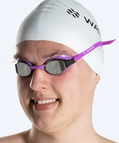 Discount Watery Elite svømmebriller - Poseidon Mirror - Lilla/sølv