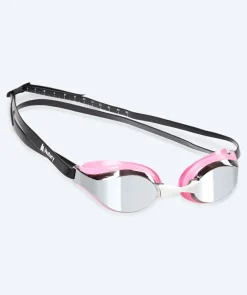 New Watery Elite svømmebriller - Poseidon Mirror - Pink/sølv