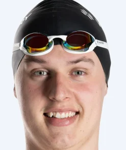 Outlet Watery Elite svømmebriller - Poseidon Ultra Mirror - Hvid/guld