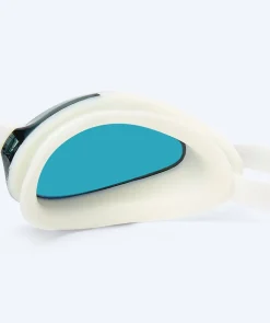 Outlet Watery Elite svømmebriller - Poseidon Ultra Mirror - Hvid/guld