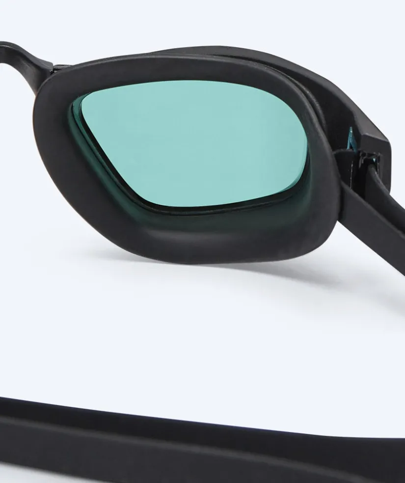Online Watery Elite svømmebriller - Storm Racer Mirror - Sort/blå